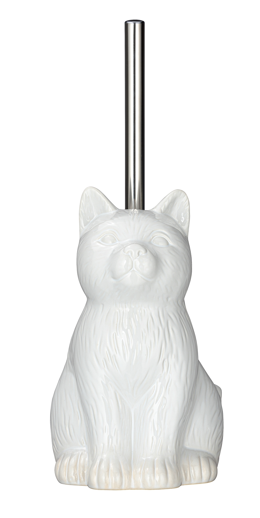 Wenko Cat brosse wc posé blanc 24144100