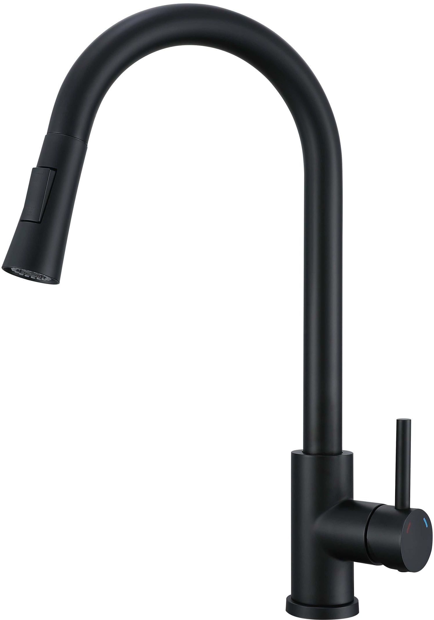 Ruvetti Edera mitigeur de cuisine sur pied noir 1003MB
