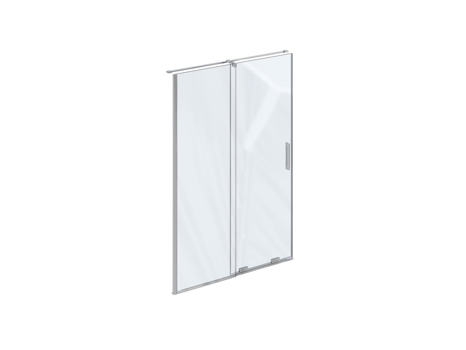 Ravak Roll porte de douche 110 cm coulissant chrome brillant/verre transparent X08VD0C00Z1