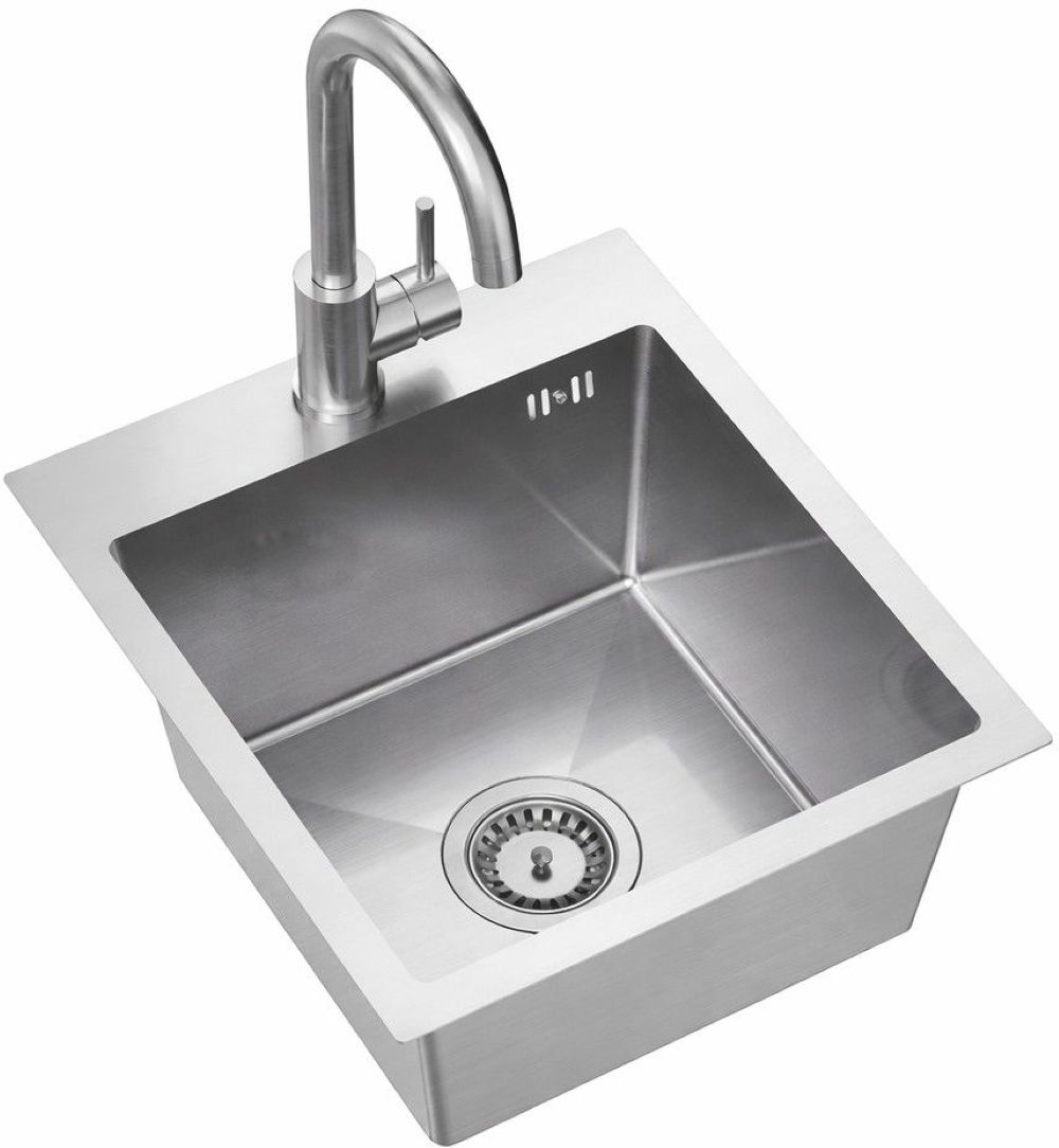 Ruvetti Look évier avec mitigeur acier/acier LPLOOK405200BSF