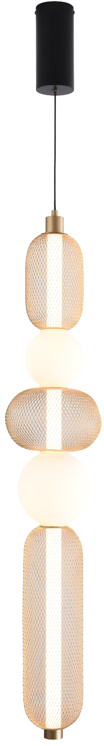 Zuma Line Sarr lampe suspendue 1x27 W noir-doré MD2596-5A-3BGT