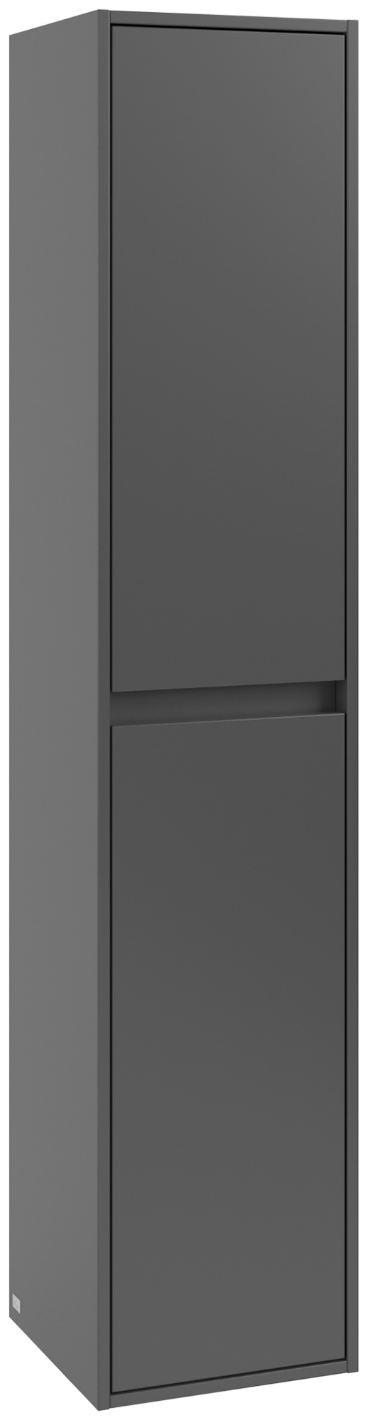 Villeroy & Boch Skyla armoire 35x34.8x170 cm latérale suspendue graphite C80101VR