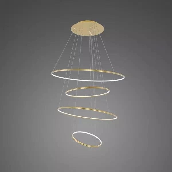 Altavola Design Ledowe Okręgi lampe suspendue 4x W doré LA084/P_100_in_3k_gold