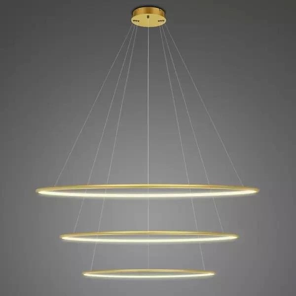 Altavola Design Ledowe Okręgi lampe suspendue 3x W doré LA075/P_100_in_2700k_gold_Dali