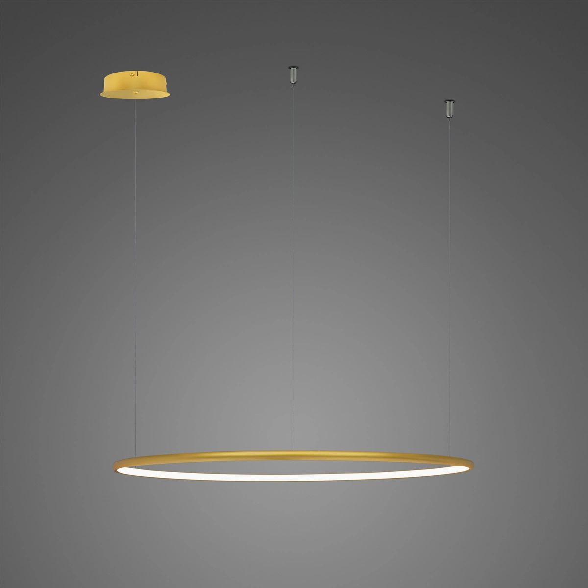 Altavola Design Ledowe Okręgi lampe suspendue 1x30 W doré LA073/CO_80_in_3k_gold_dimm