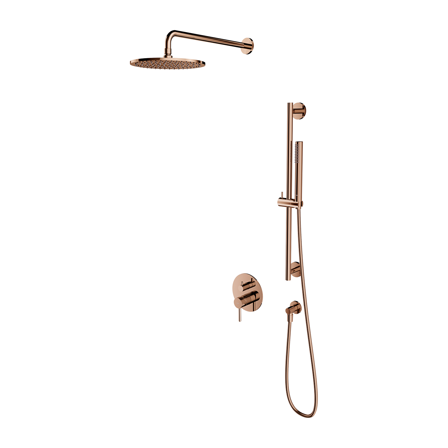 Omnires Y ensemble de douche encastré oui cuivre SYSY47CP