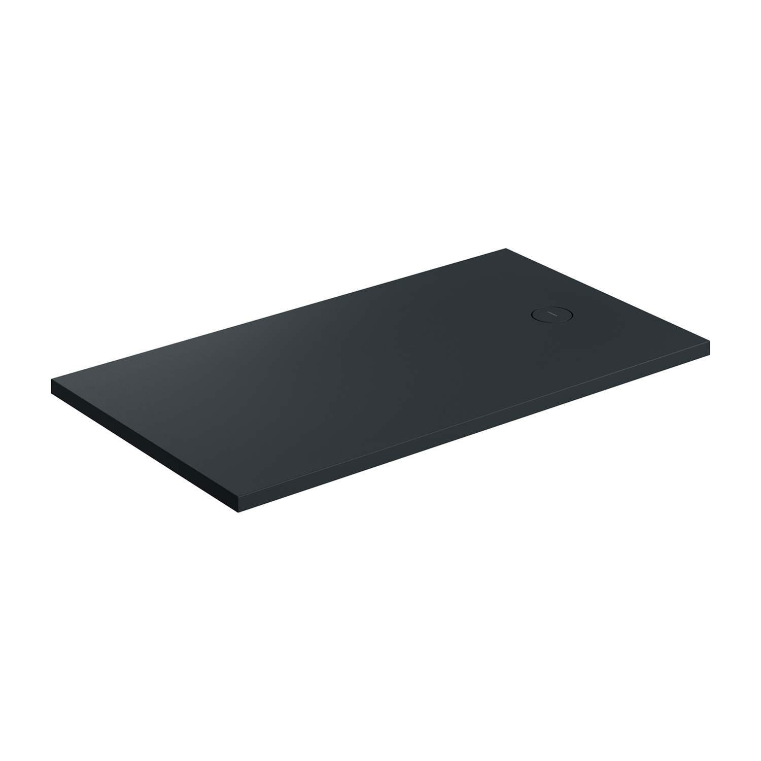 Omnires Aquarock receveur de douche rectangulaire + cache 160x90 cm noir AQUAROCK90-160BLV