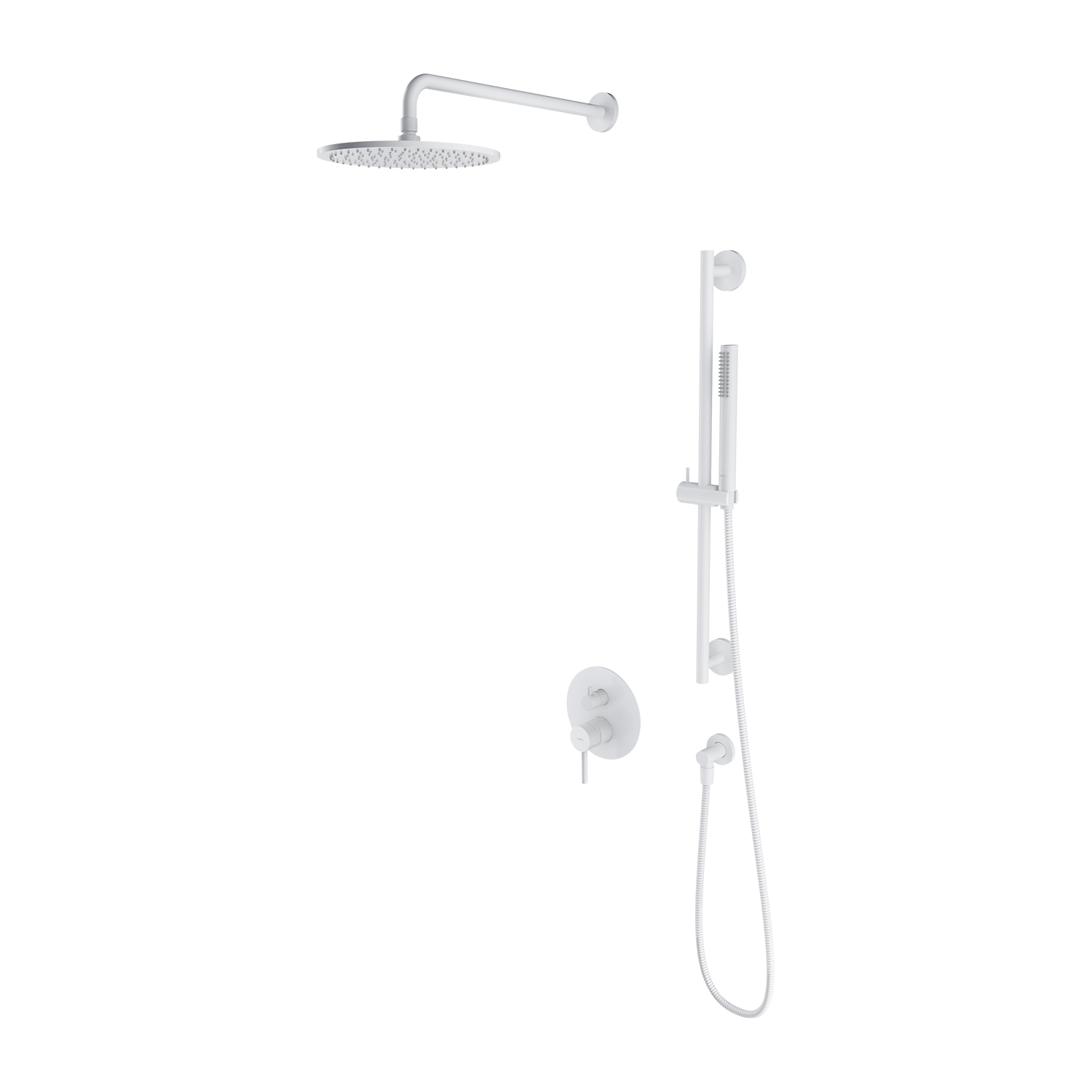 Omnires Y ensemble de douche encastré oui blanc SYSY47WM