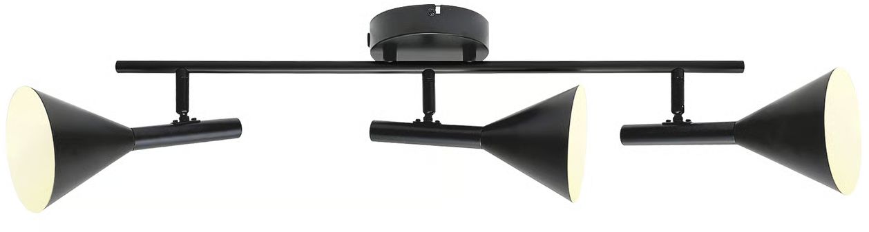 Nordlux Kelvis plafonnier 3x12 W noir 2612706003