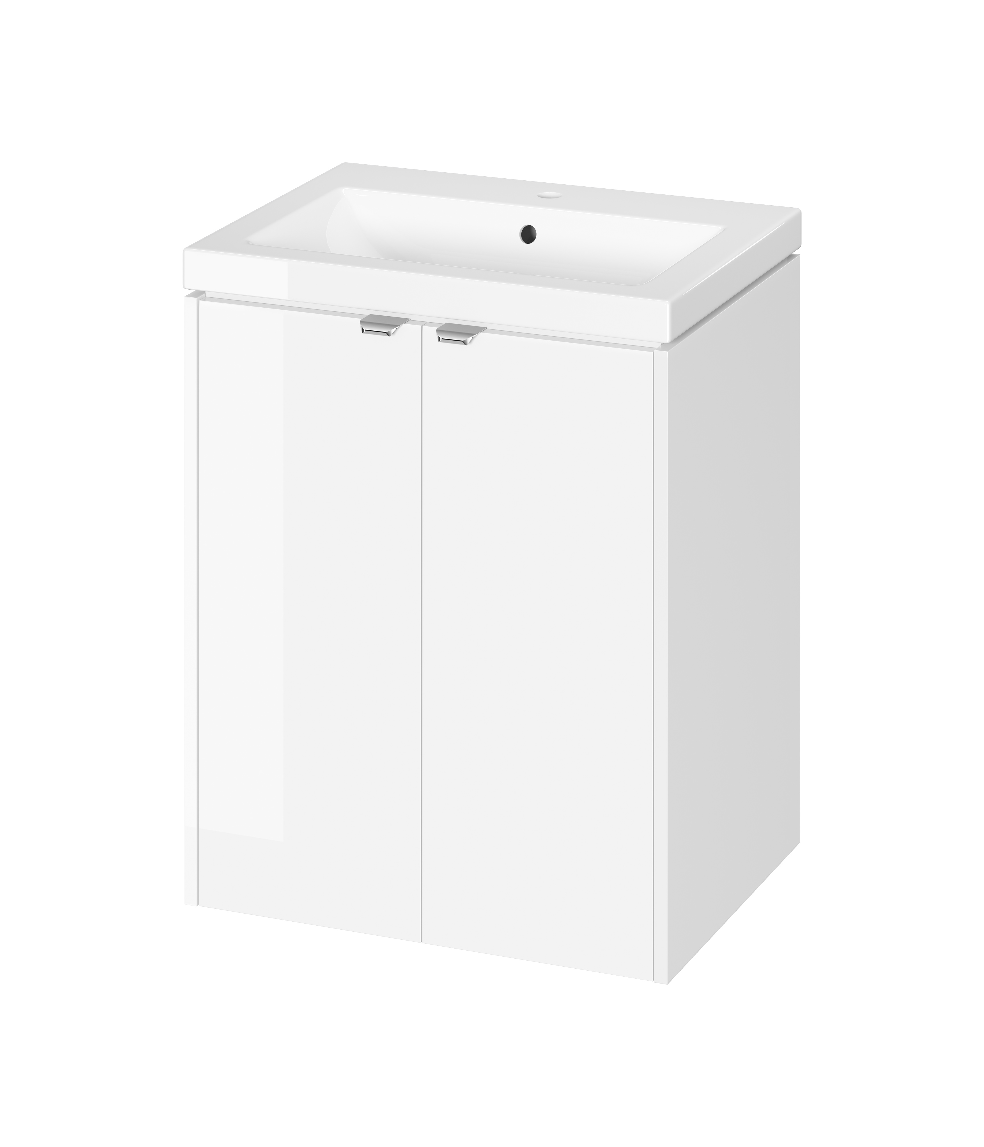 Cersanit Ovida lavabo avec meuble 60 cm blanche S4047-002