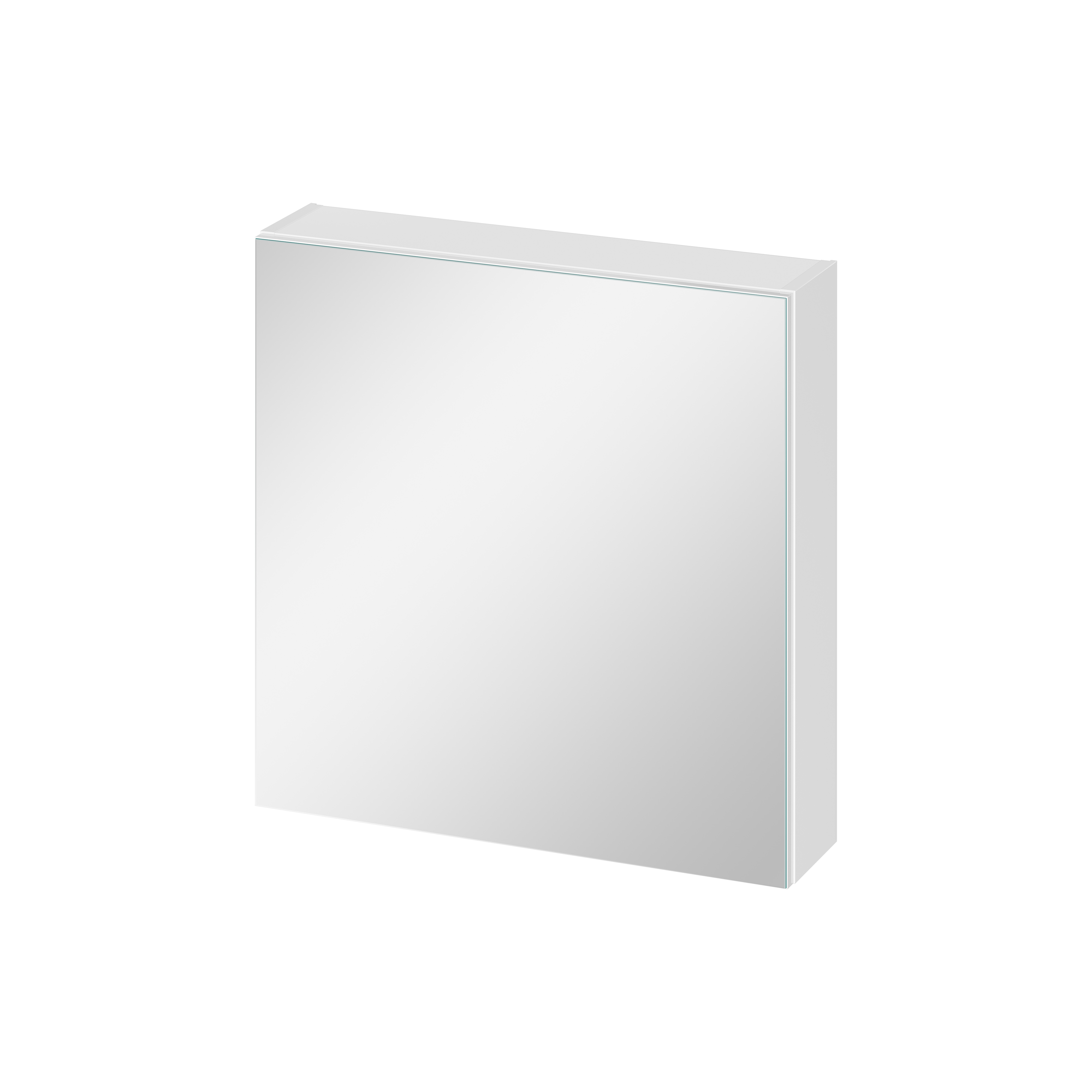Cersanit Ovida armoire 59.4x14.1x59.2 cm avec miroir blanc S1058-007