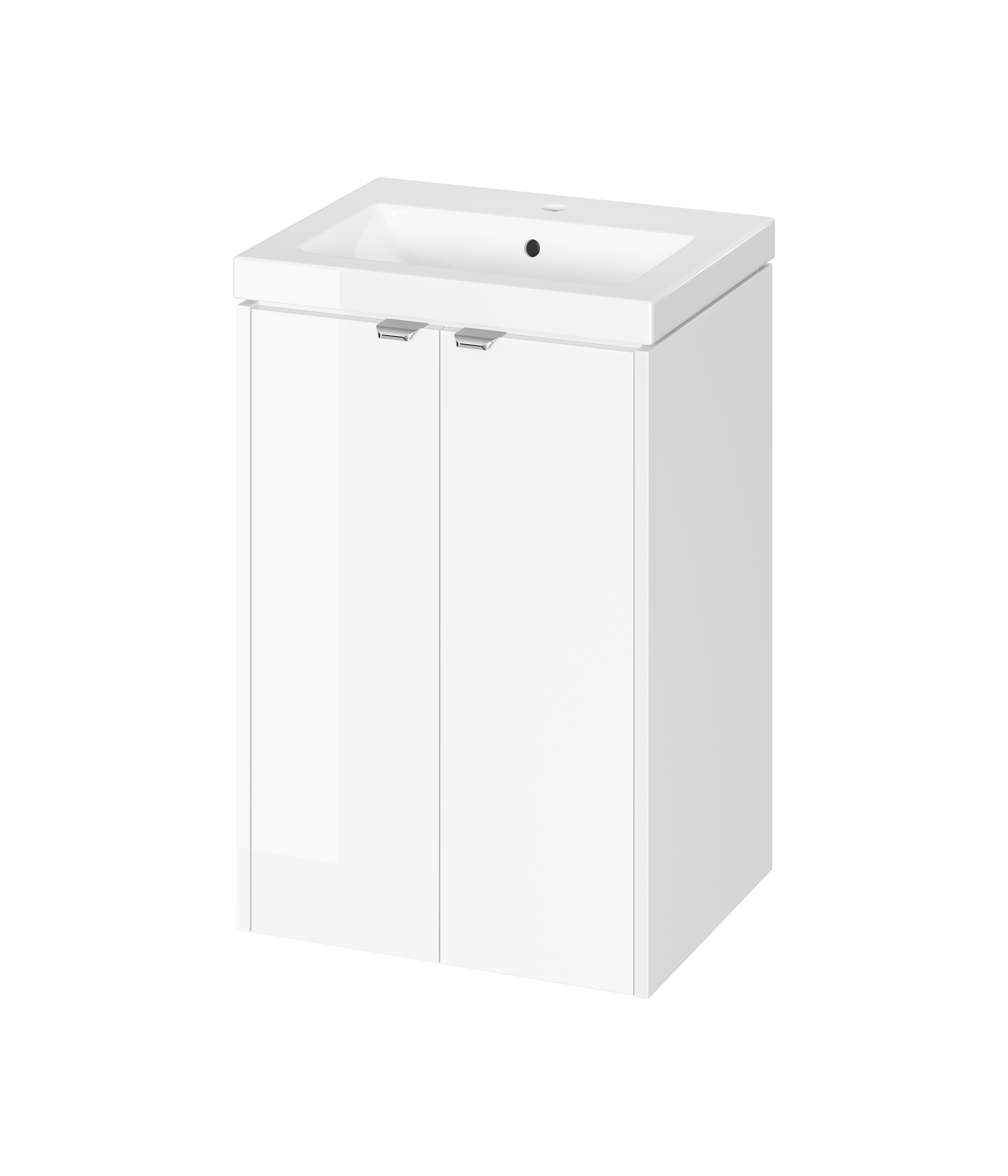 Cersanit Ovida lavabo avec meuble 50 cm blanche S4047-001