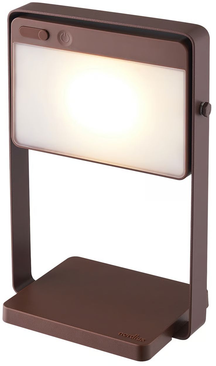 Nordlux Saulio Solar lampe solaire de table 1x3.5 W marron 2418035018