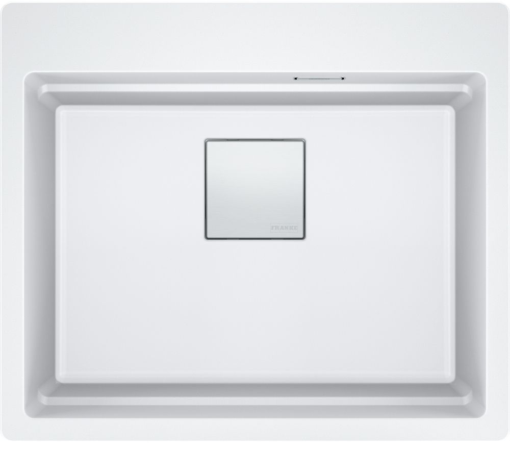 Franke Kanon évier en granit 59x51 cm blanc 114.0749.555