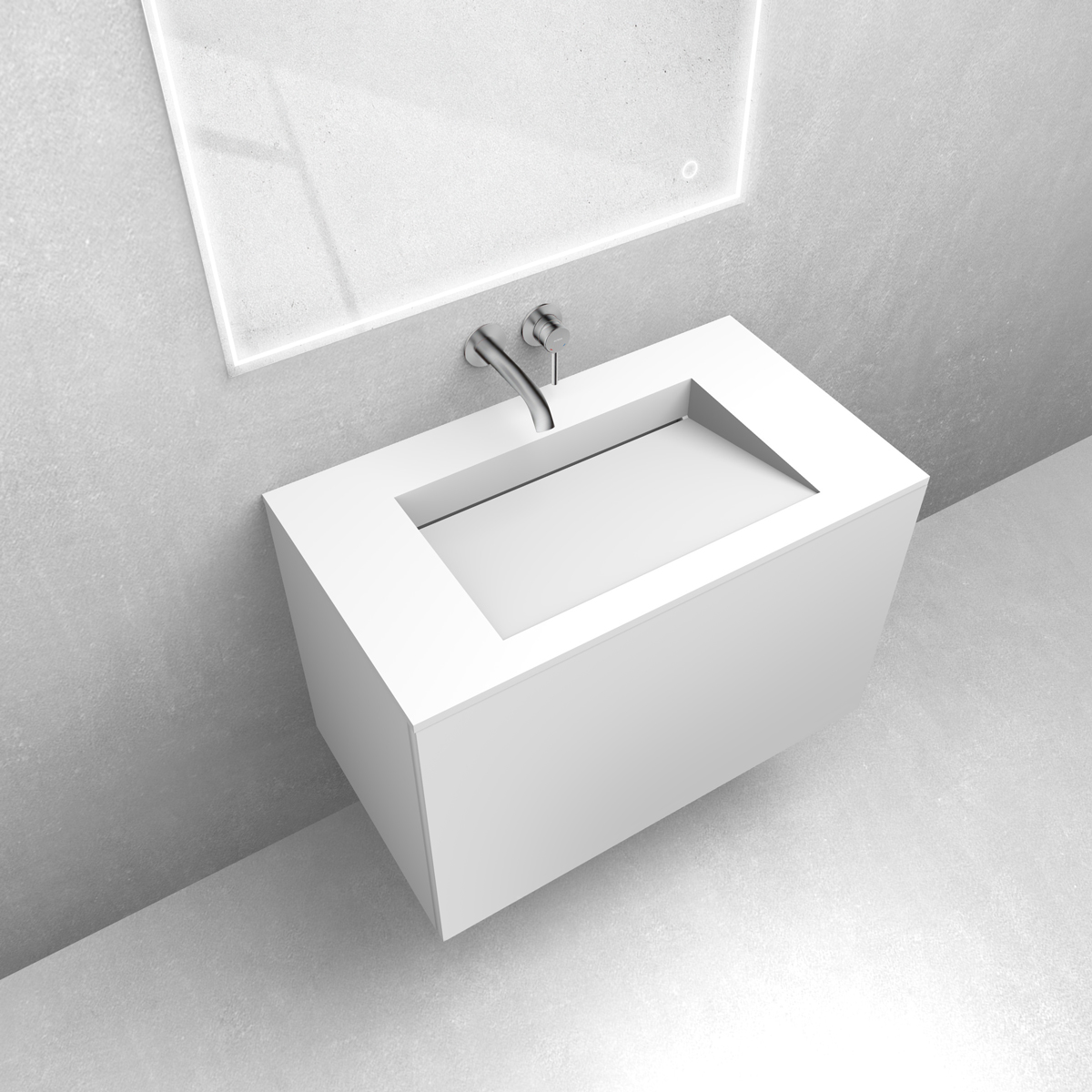 Set lavabo Oltens Stila 40001900, armoire Oltens Lun 60033000