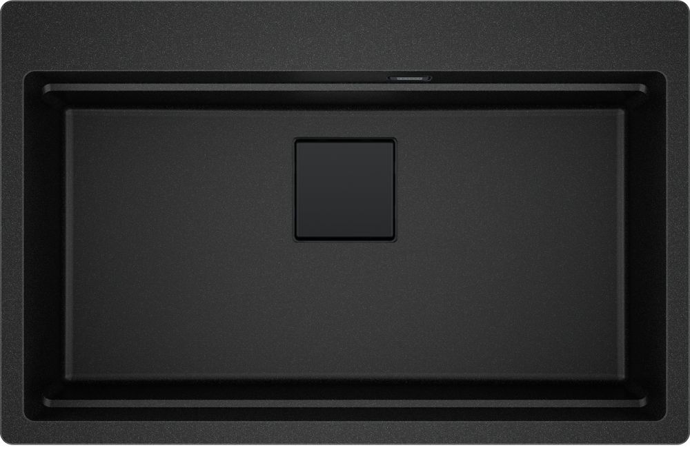 Franke Kanon évier en granit 79x51 cm gris/graphite/onyx 114.0749.644