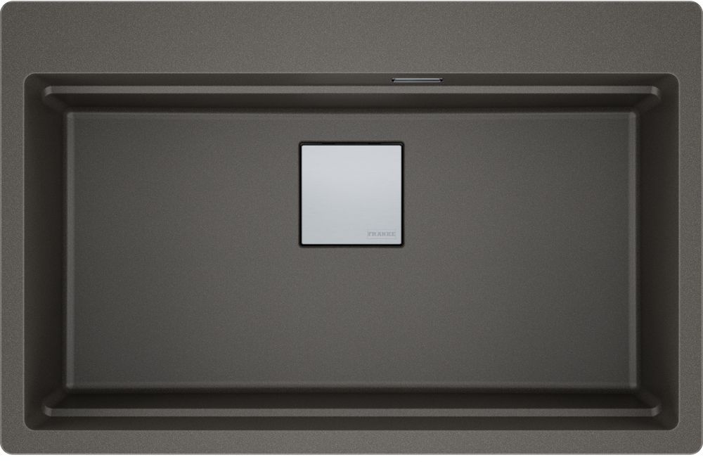 Franke Kanon évier en granit 79x51 cm gris/graphite/onyx 114.0749.639