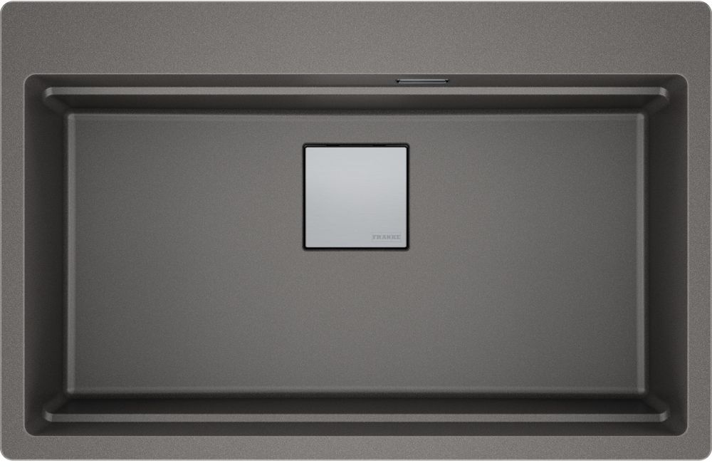 Franke Kanon évier en granit 79x51 cm gris/graphite/onyx 114.0749.638