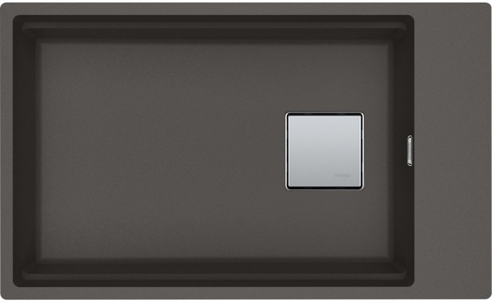 Franke Kanon évier en granit 76x46 cm gris/graphite/onyx 125.0749.669