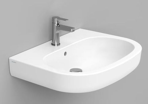Ceramica Dolomite Mirto lavabo 68x51 cm ovale classique blanc mat D461041