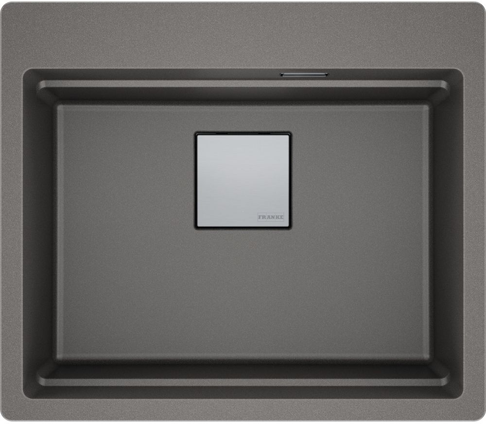 Franke Kanon évier en granit 59x51 cm gris/graphite/onyx 114.0749.558
