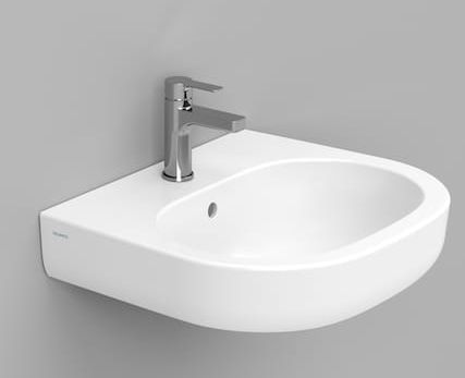 Ceramica Dolomite Mirto lavabo 55x48 cm ovale classique blanc mat D461341