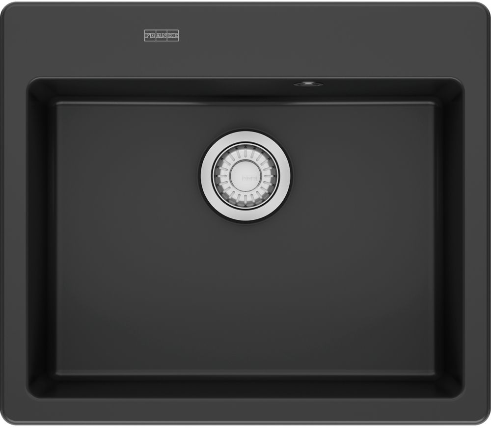 Franke Mythos MYK évier en céramique 59x51 cm noir 124.0749.515
