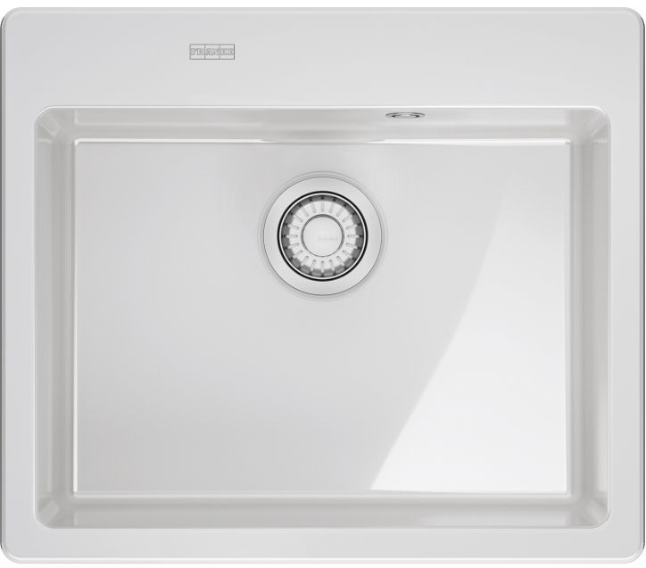 Franke Mythos MYK évier en céramique 59x51 cm blanc 124.0749.518