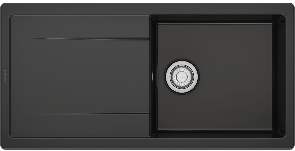 Franke Mythos MYK évier en céramique 100x50 cm noir 124.0745.403