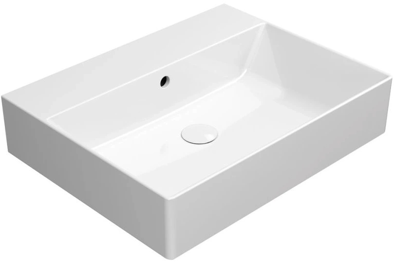 GSI Kube X lavabo 60x47 cm rectangulaire classique-à poser blanc 9431011