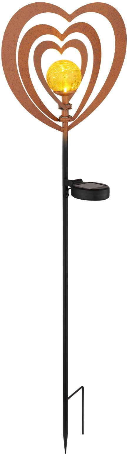Globo Lighting Solar lampe solaire sur pied 1x0.06 W noir-cuivre 36580R