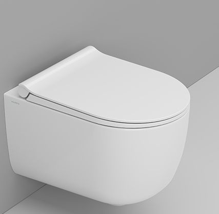 Ceramica Dolomite Mirto Round cuvette de wc suspendue oui oui blanc brillant D474901