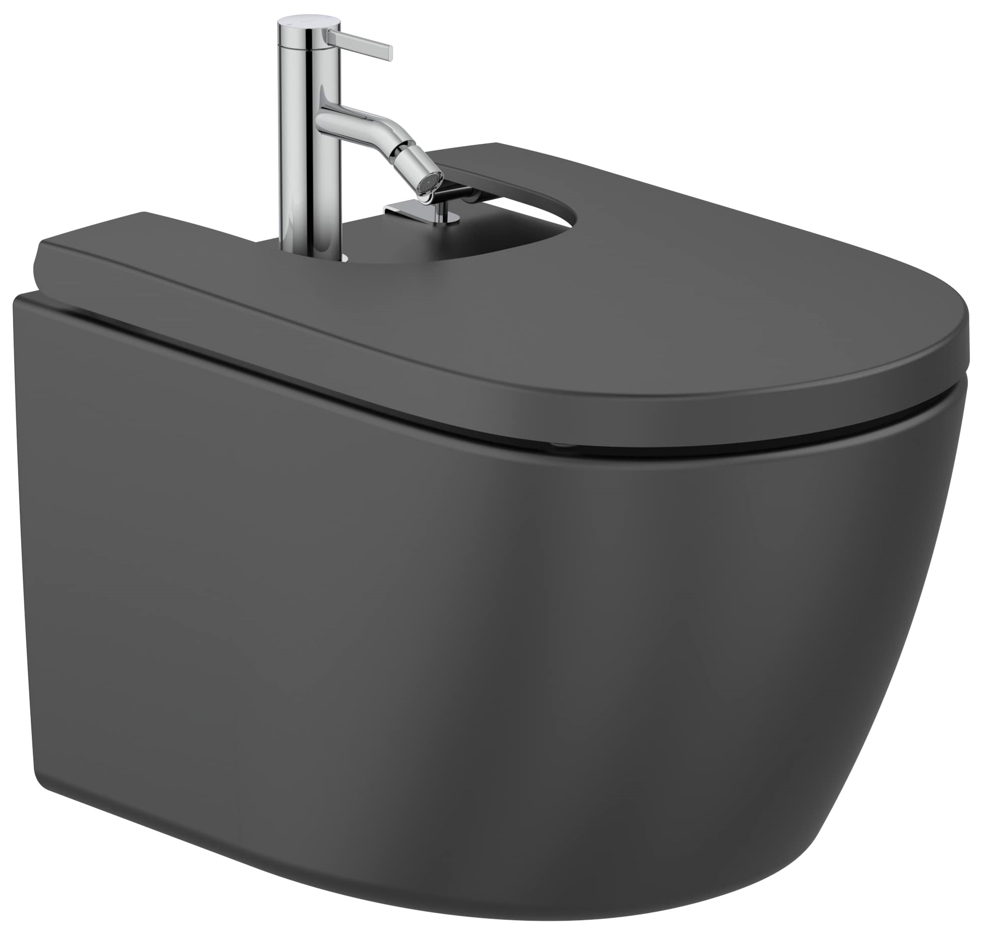 Roca Meridian bidet suspendu noir A357745080