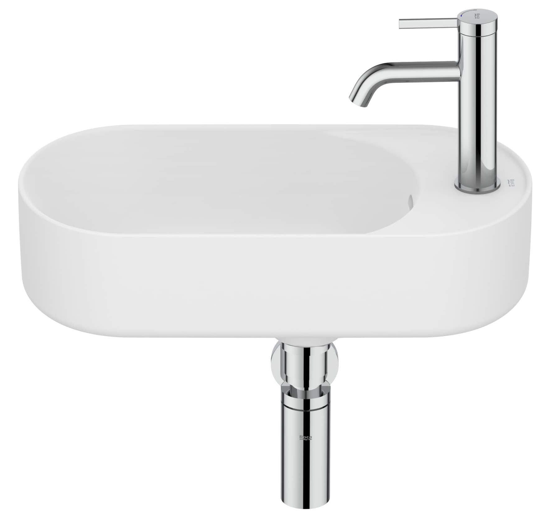 Roca Meridian lavabo 50x27.5 cm ovale classique blanc mat A327740620