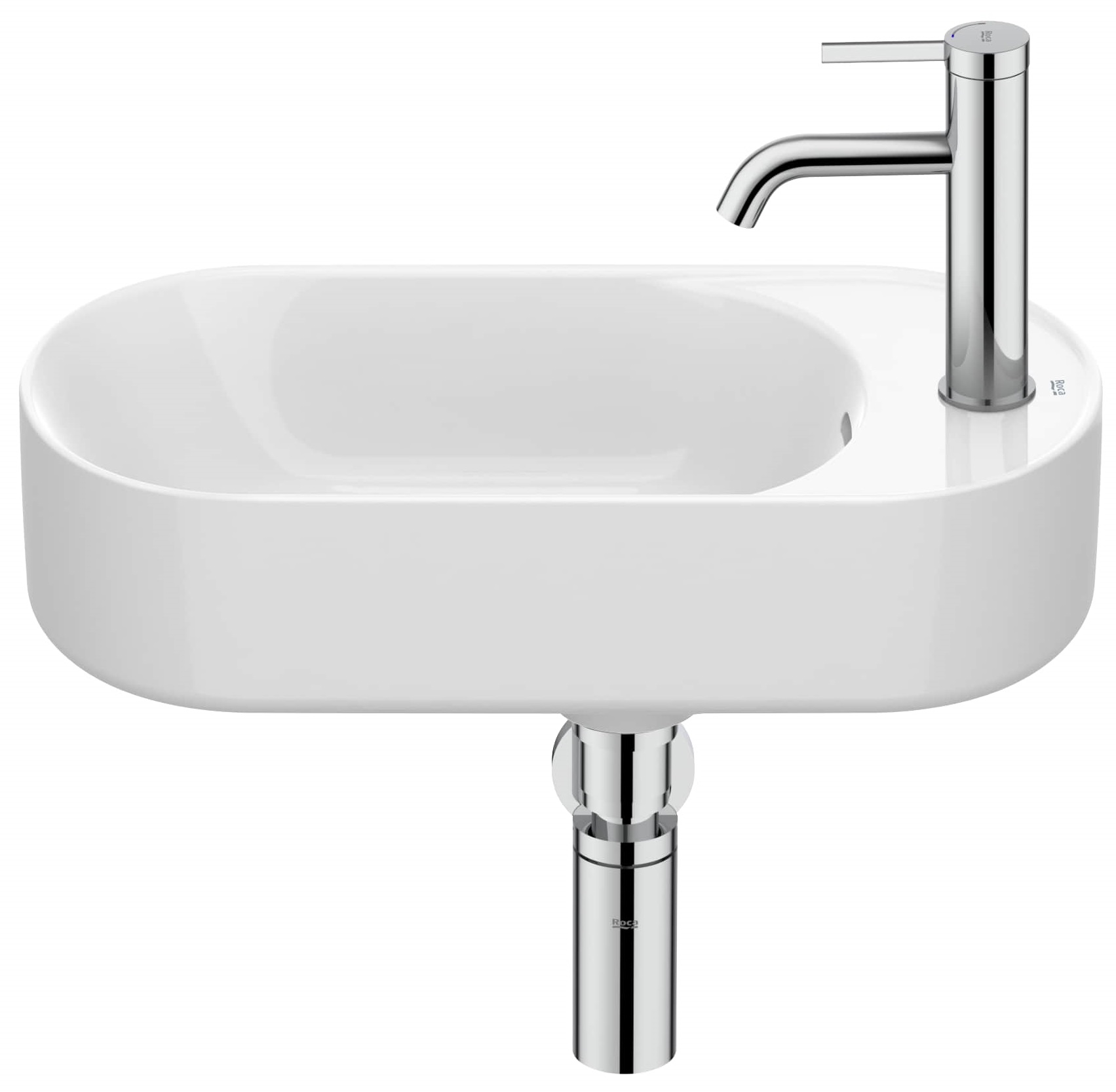 Roca Meridian lavabo 50x27.5 cm rectangulaire classique blanc A327740000