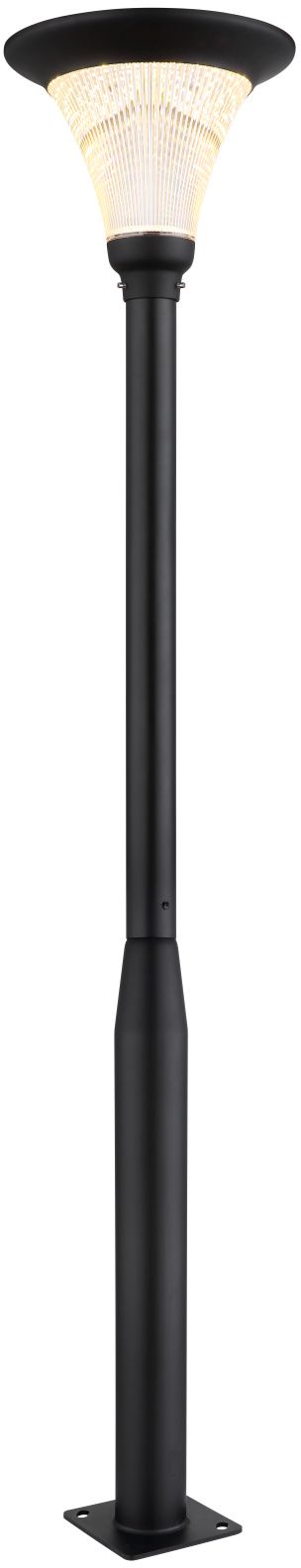 Globo Lighting Solar lampe solaire sur pied 1x8 W noir-gris 36911