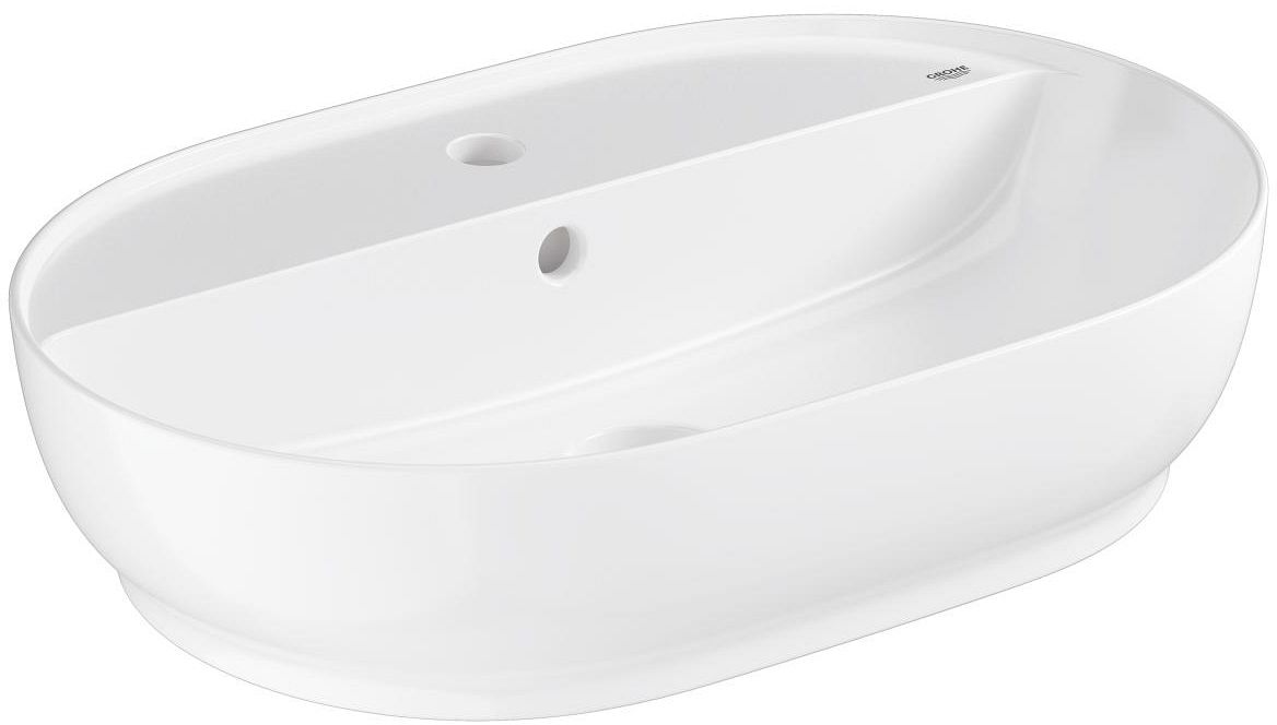 Grohe Essence lavabo 60x40 cm ovale à poser blanc brillant 103569SH00