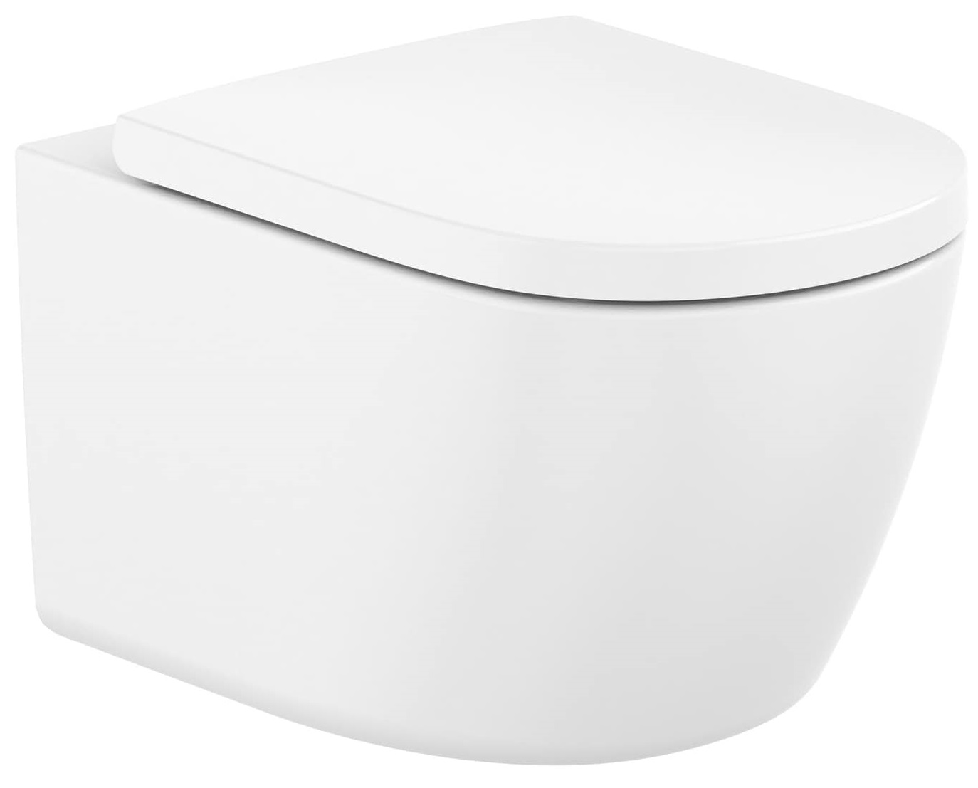 Roca Meridian cuvette de wc suspendue oui oui blanc brillant A346747S00