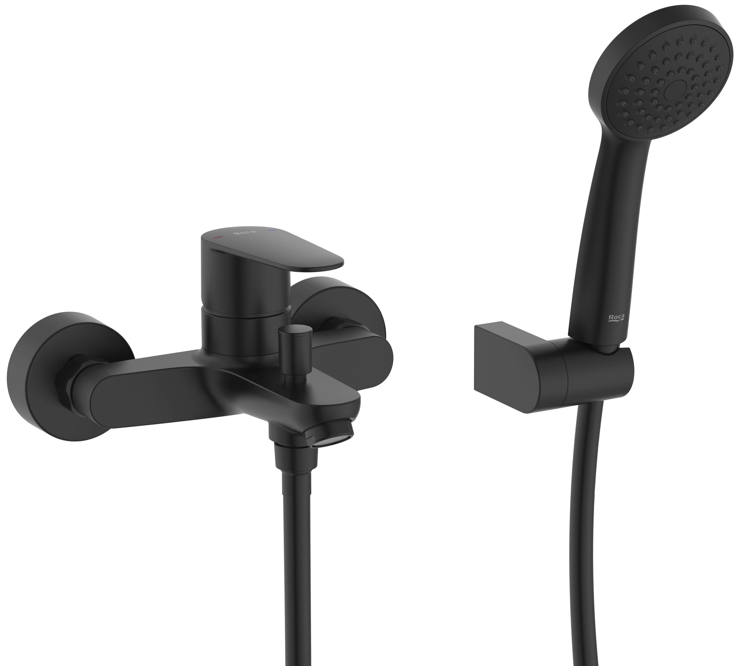 Roca Victoria Plus mitigeur bain-douche murale noir A5A014FNB0