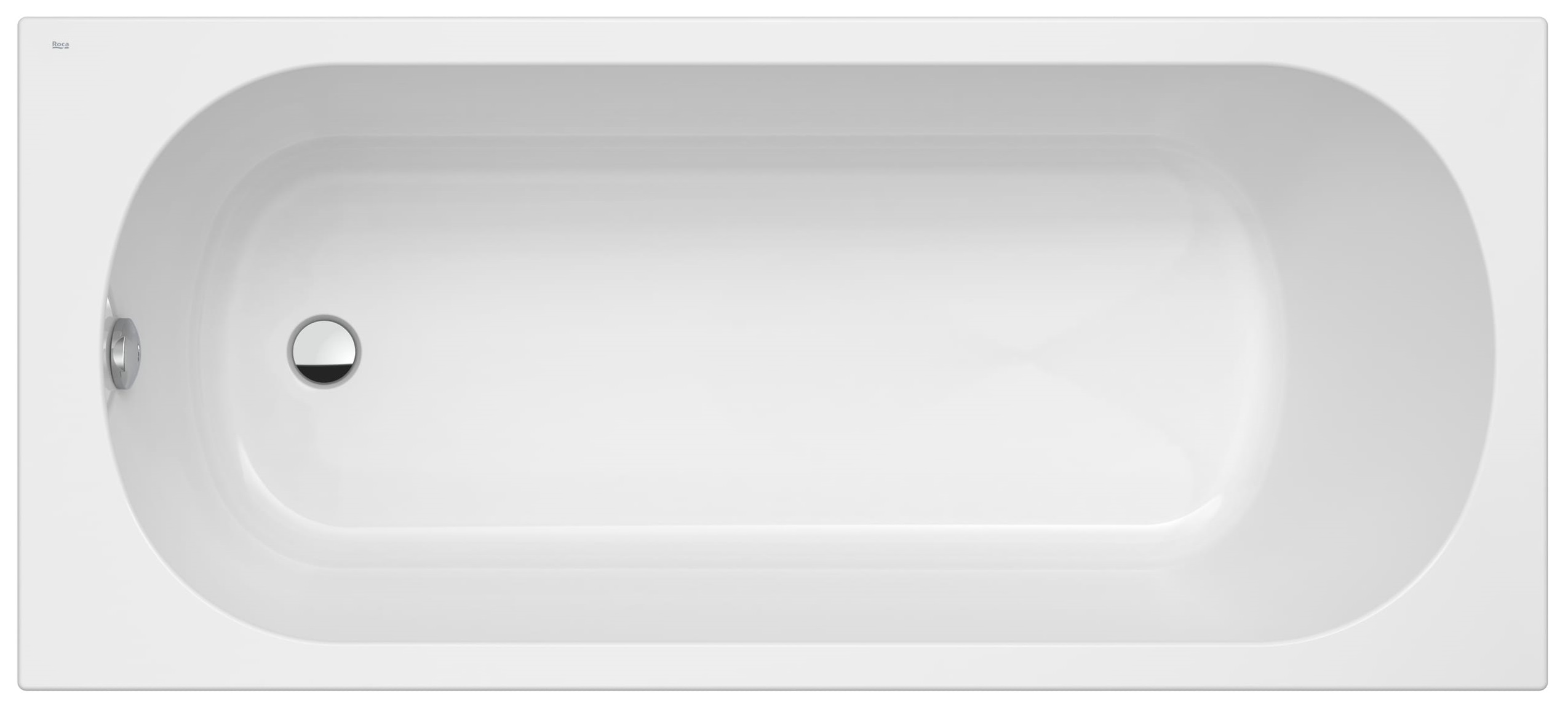 Roca Genova-N baignoire rectangulaire 170x75 cm blanc A248779000