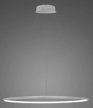 Altavola Design Led Shape lampe suspendue 1x30 W argenté LA073/P_80_in_4k_silver_dimm