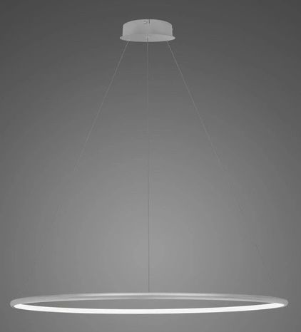 Altavola Design Led Shape lampe suspendue 1x38 W argenté LA073/P_100_in_4k_silver_dimm