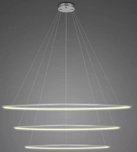 Altavola Design Led Shape lampe suspendue 1x139 W argenté LA075/P_150_in_3k_silver_dimm