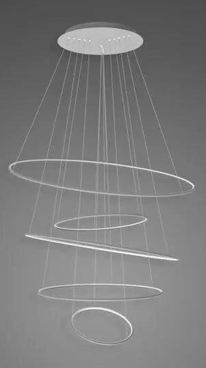 Altavola Design Led Shape lampe suspendue 1x151 W argenté LA085/P_120_in_4k_silver_dimm