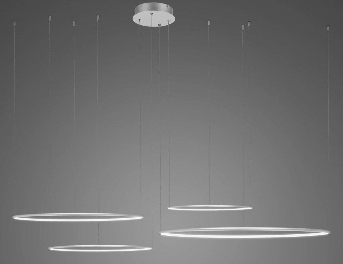 Altavola Design Led Shape lampe suspendue 1x106 W argenté LA084/CO4_100_in_4k_silver_dimm
