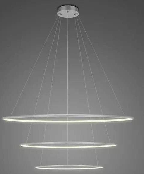 Altavola Design Led Shape lampe suspendue 1x68 W argenté LA075/P_80_in_3k_silver