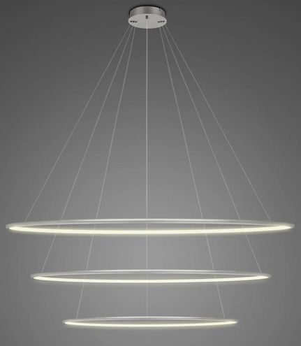 Altavola Design Led Shape lampe suspendue 1x91 W argenté LA075/P_120_in_3k_silver_Dali