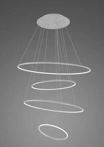 Altavola Design Led Shape lampe suspendue 1x106 W argenté LA084/P_100_in_3k_silver_Dali