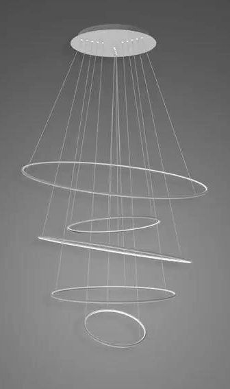 Altavola Design Led Shape lampe suspendue 1x151 W argenté LA085/P_120_in_4k_silver_Dali