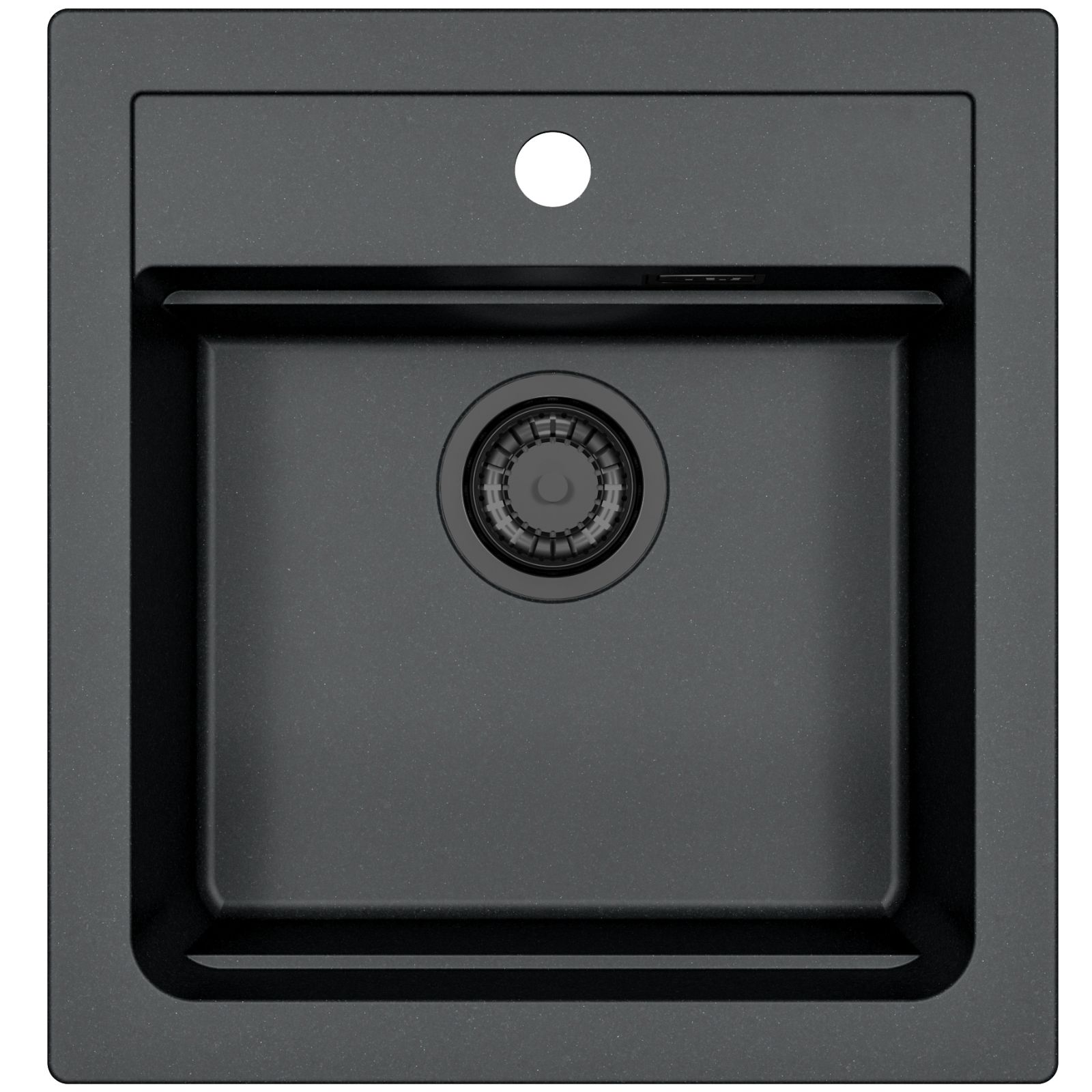 Alveus Atrox évier en granit 50x47 cm noir 1148161